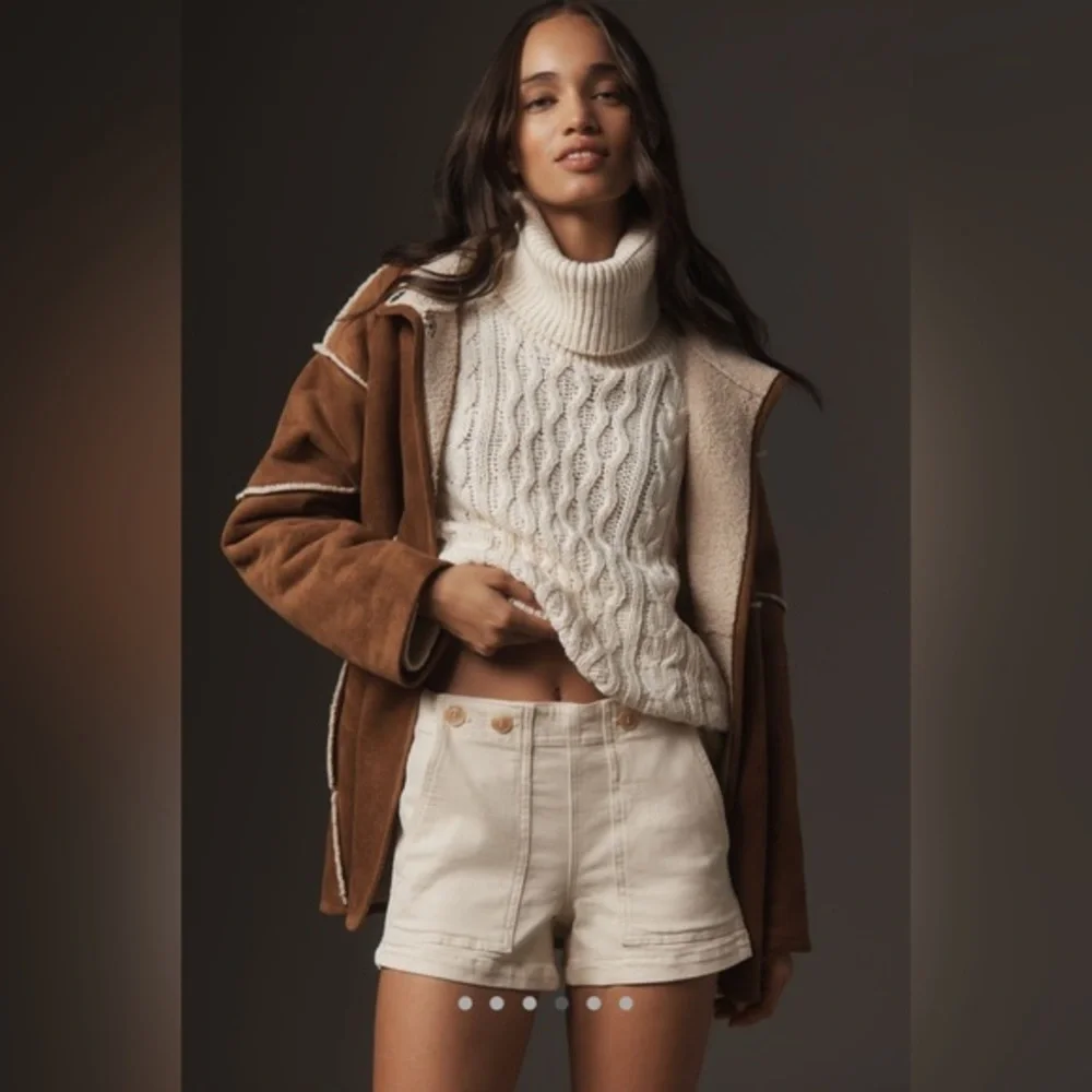 NWT The Kit High-Rise Utility Shorts by Pilcro | 32 - Picture 4 of 15